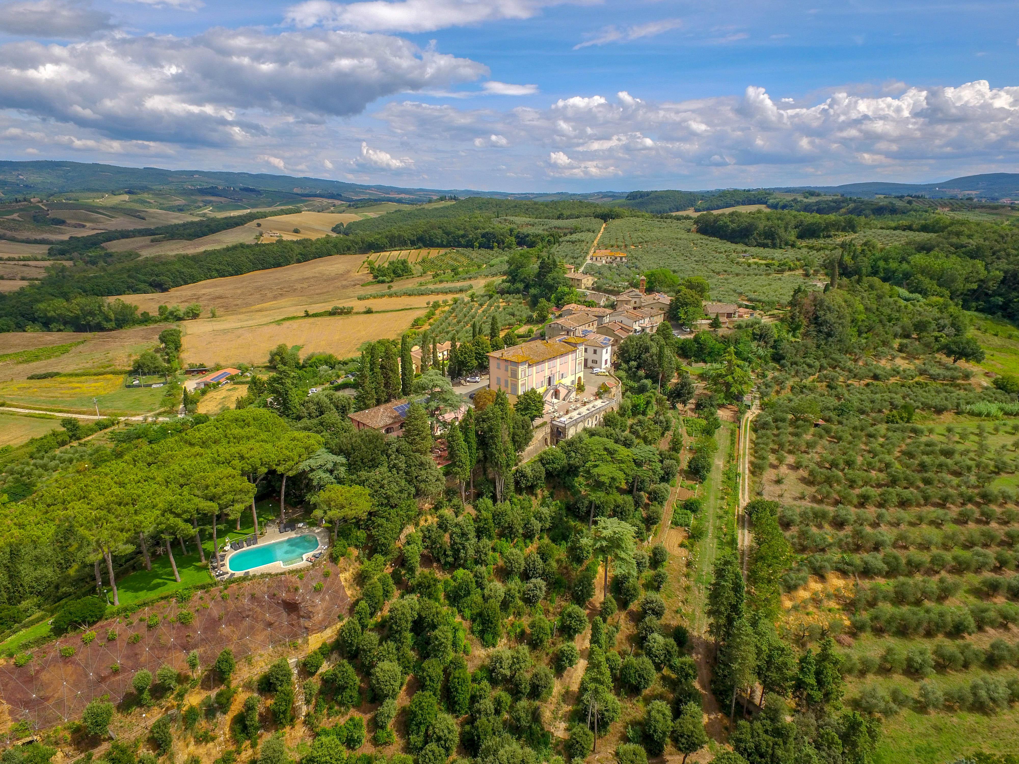 Villa Lecchi Hotel Wellness Colle Val D'Elsa Exteriör bild