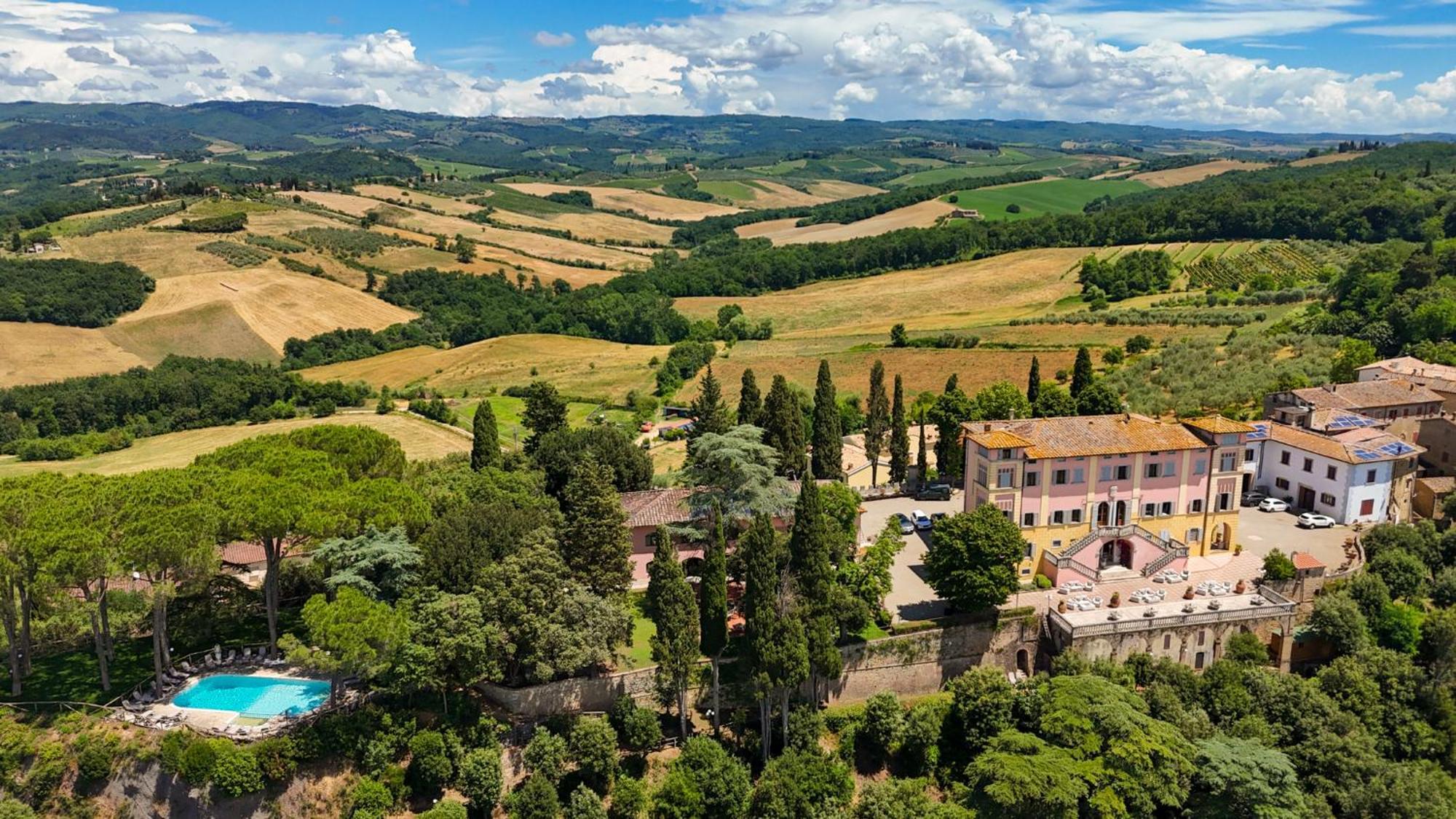 Villa Lecchi Hotel Wellness Colle Val D'Elsa Exteriör bild